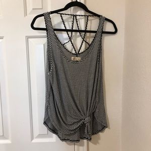 Hollister large striped tank top